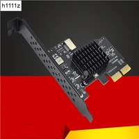 new add on card pci express 3 0 x2 usb 3 1 type e card pcie front type c adapter riser type e usb3 1 a key 10gbps expansion card