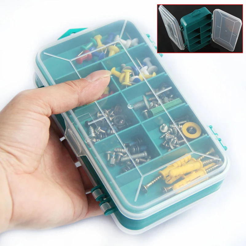 1/2 шт Мини 4WD инструменты коробка с двойным Слои ящик для хранения винты вала