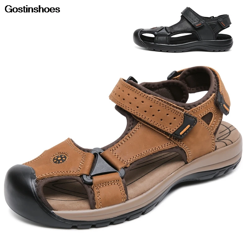 Sandles/Новинка Повседневная обувь из натуральной кожи с натуральным лицевым