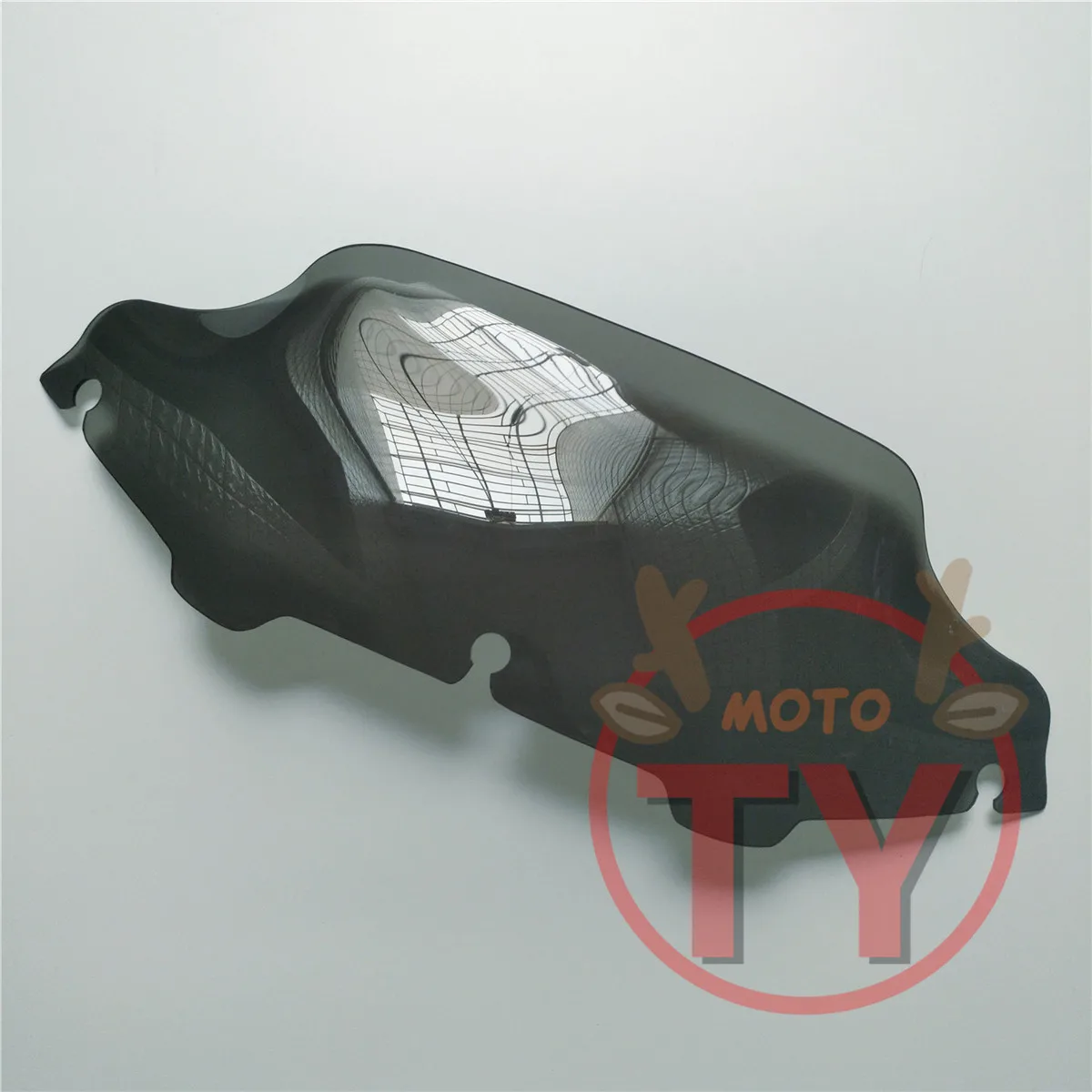 7 &quotветровое стекло с темным оттенком дыма подходит для Harley Electra Street Glide Touring Bike