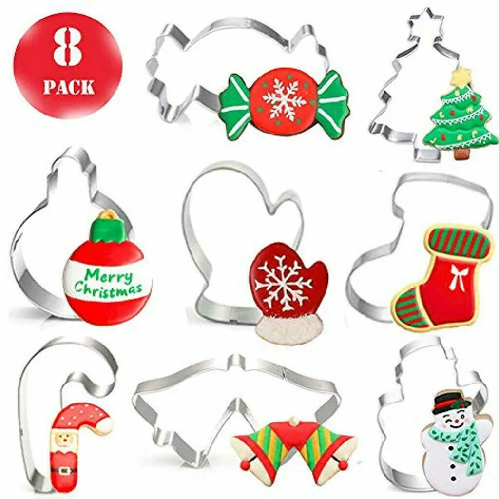 Набор из 6 штук резак для печенья Рождественская форма пряничного человечка