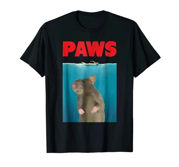

Paws Rat Funny T-Shirt Parody | Mouse Lover Gifts Funny Vintage Gift For Men