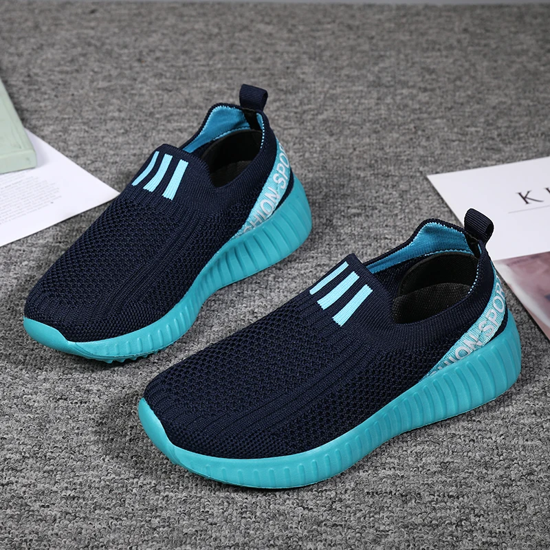 

Best Boy Kids Sport Running Shoes Slip-on Child Designer Sneakers Soft Bottom Kids Baby Sneaker Light Weight Children Shoe Girls
