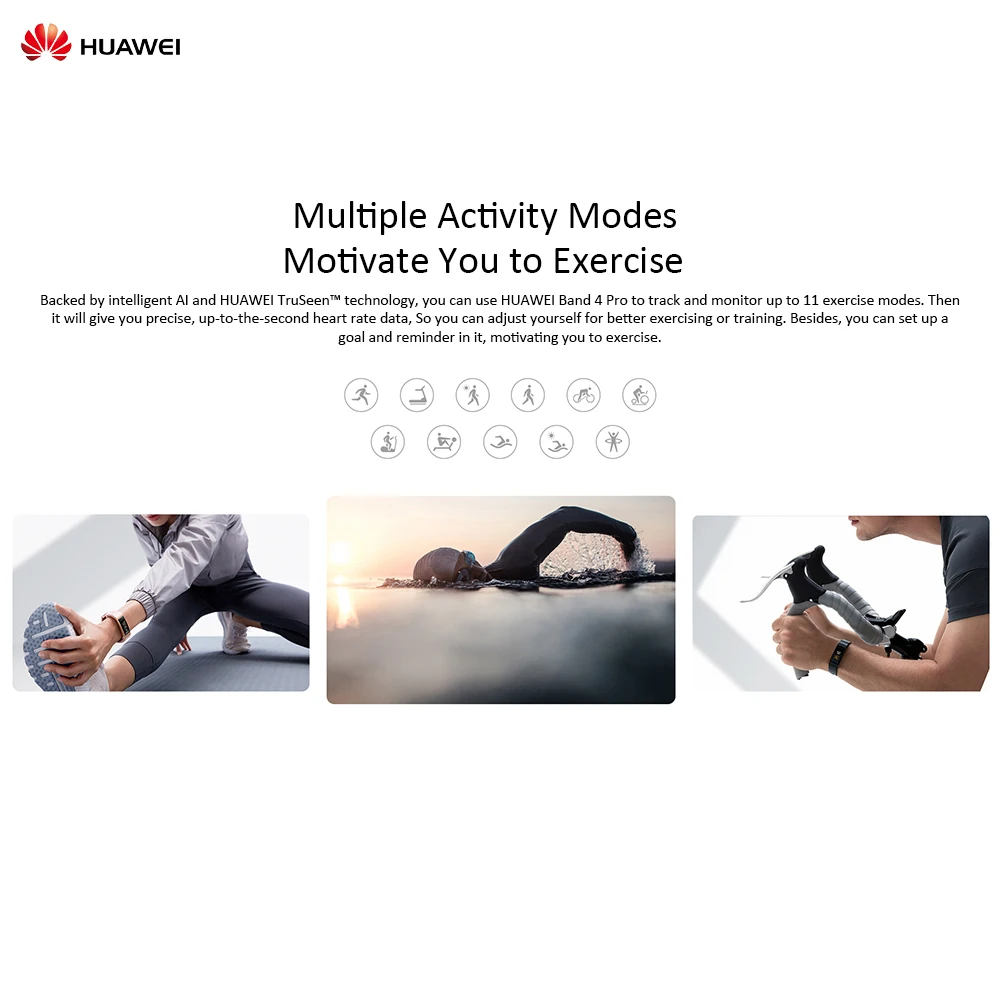 Смарт браслет HUAWEI Band 4 Pro с сенсорным экраном и GPS трекером|Смарт-браслеты| |
