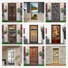 Лондонская платформа библиотеки книжная полка дверь наклейка обои для дверей водонепроницаемый 3D DIY Декор самоклеющаяся наклейка для гостиной росписи