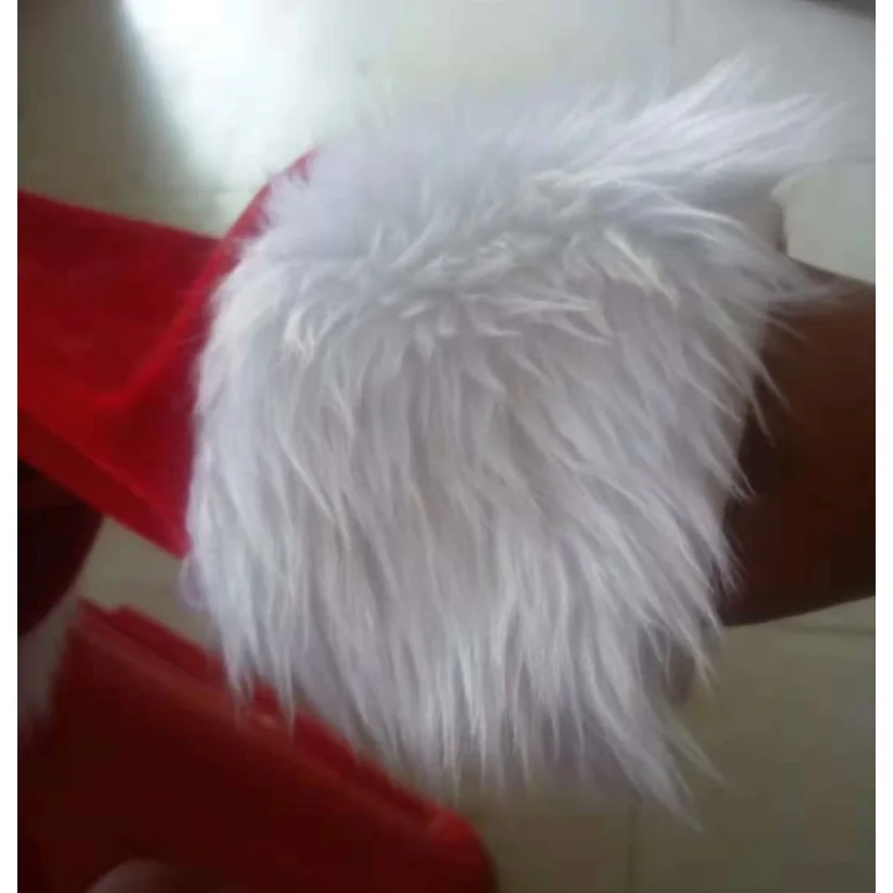 Костюм Санта-Клауса для взрослых плюшевая нарядная одежда папы Рождественский