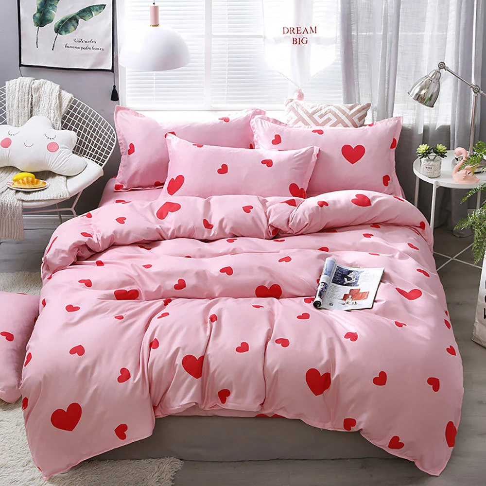 Thumпостельные принадлежности Красная любовь Комплект постельного белья для