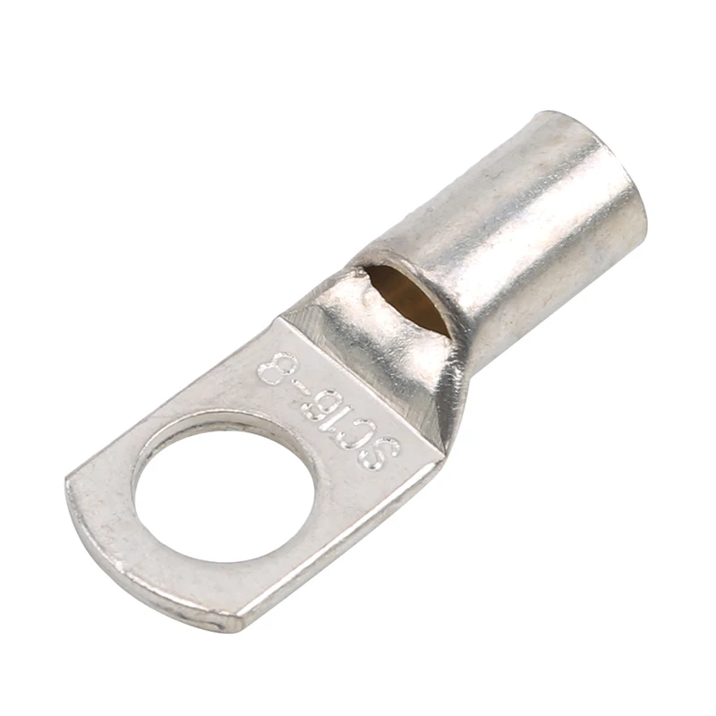 

60Pcs/set Tinned Copper Cable Lugs Electrical Wire Ring Connector Battery Terminals Excellent Performance Good Conductivity