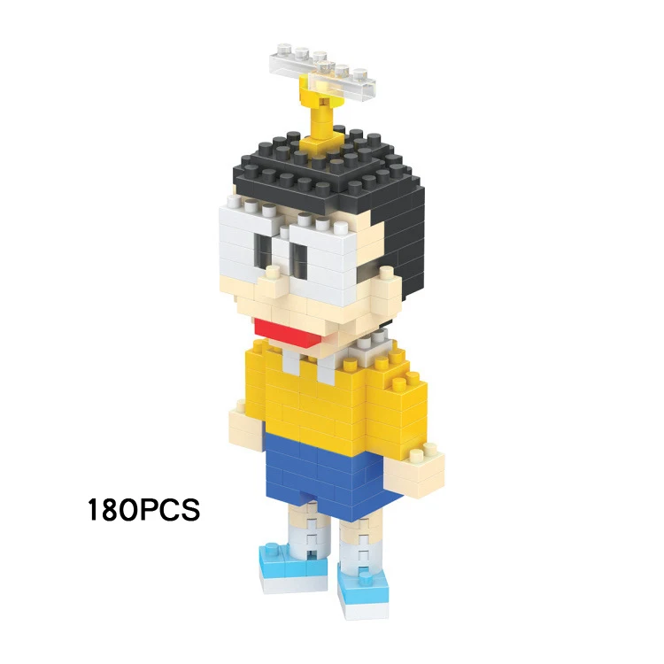 Японские Классические Мультяшные фигурки Дораэмон микро алмаз блок дорами ноби