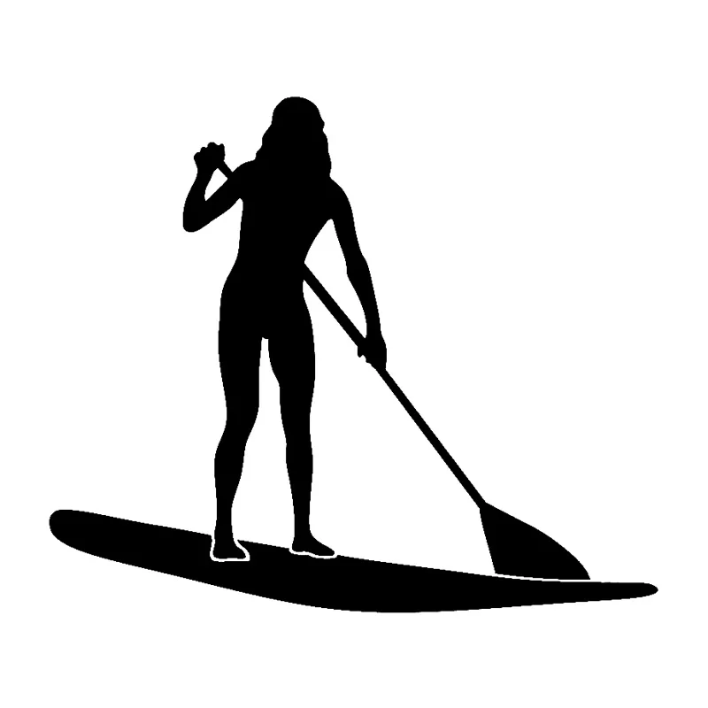 

Car Sticker Motorcycle Sticker Fashion Lady Stand Up Paste PVC Waterproof Sunblock Decal Black/Silver 15cm * 12.8cm