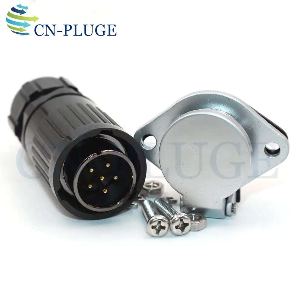 Водонепроницаемый 6 контактный разъем типа WP20 промышленные