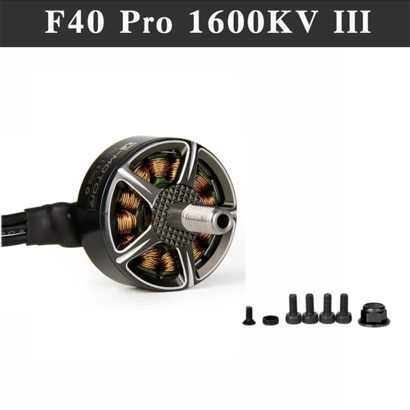 1PCS F40 III 1600KV T-двигатель F40 PRO III 1600kv/2400/2600kv 3-4S бесщеточный двигатель F60 PRO III 1750KV/2500KV/2700KV 5-6S CW резьбовой бесщеточный двигатель - Цвет: 1PCS F40 III 1600KV