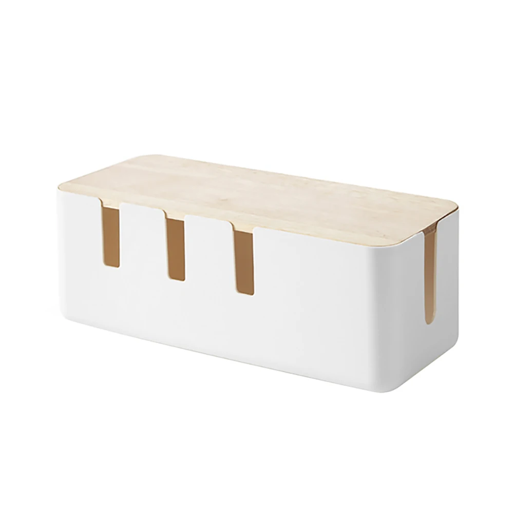 Cable Organizer Box Hard Plastic Power Strip Storage Management Holder Dustproof Cover Home Winder | Дом и сад