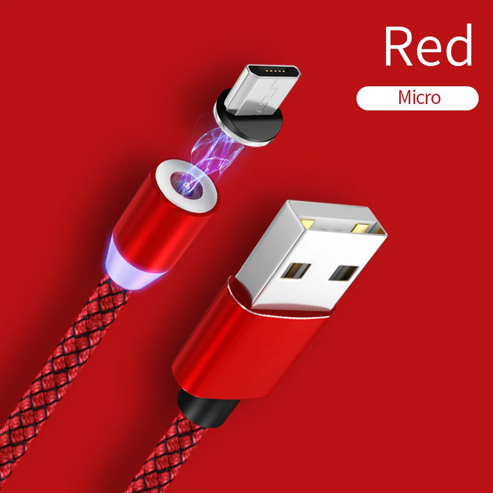 Meide 2 м Магнитная Micro USB кабель для Android мобильный телефон Быстрая зарядка Тип C