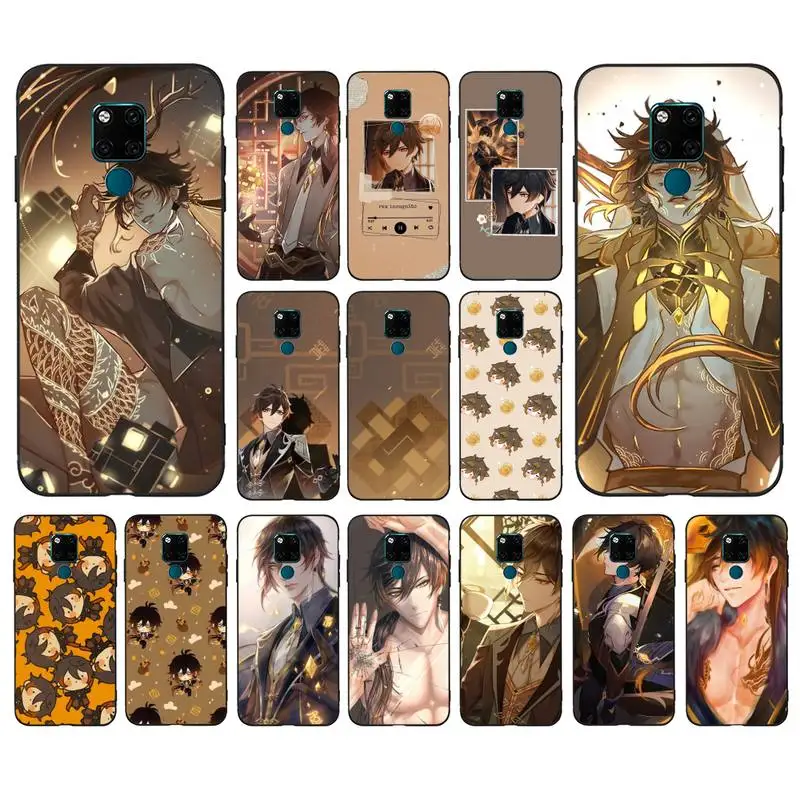 

MaiYaCa Zhongli Genshin Impact Phone Case for Huawei Mate 20 10 9 40 30 lite pro X Nova 2 3i 7se
