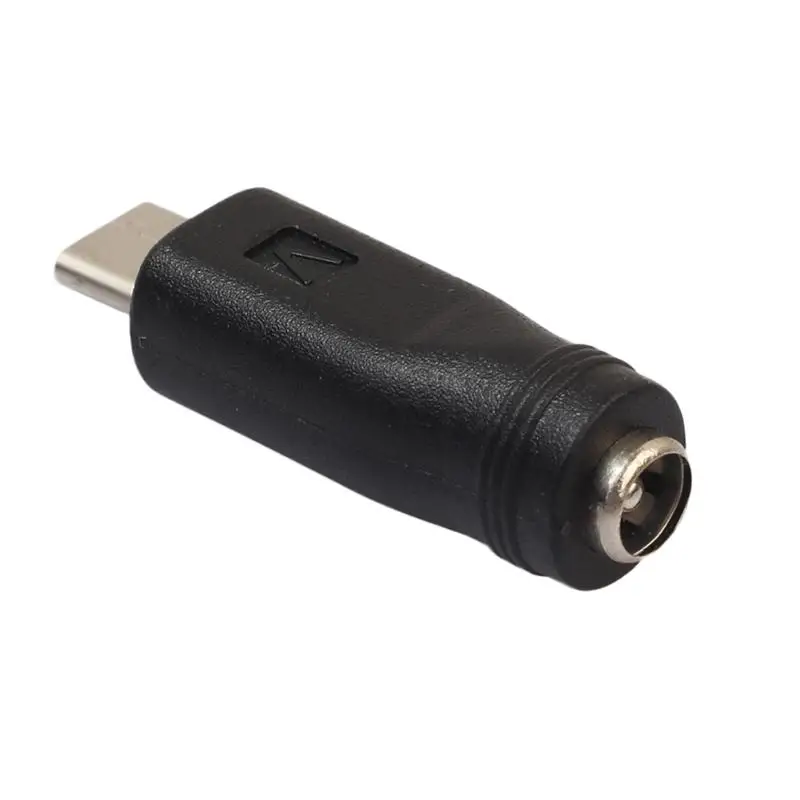 Адаптер питания постоянного тока переходник с USB Type-C штекером на 5 5x2 1 мм