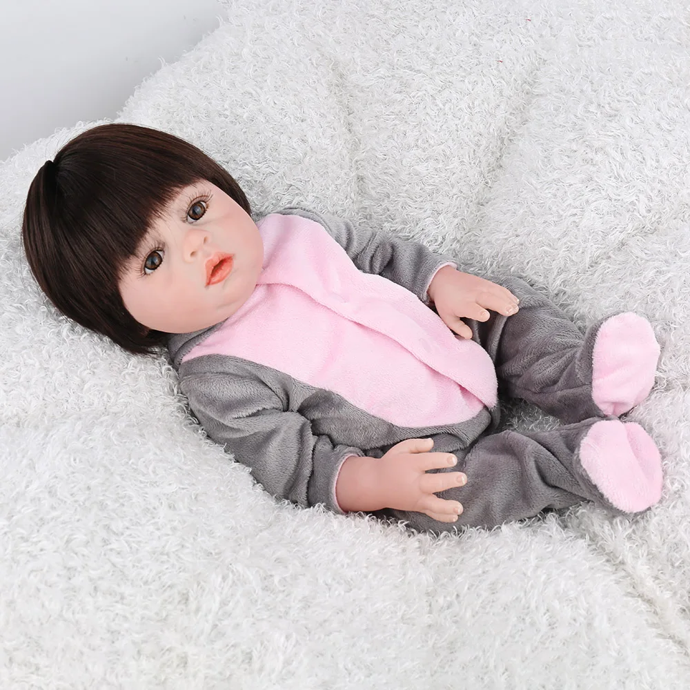 Reborn Baby Doll полное виниловое покрытие игрушки для ванной силиконовый детский
