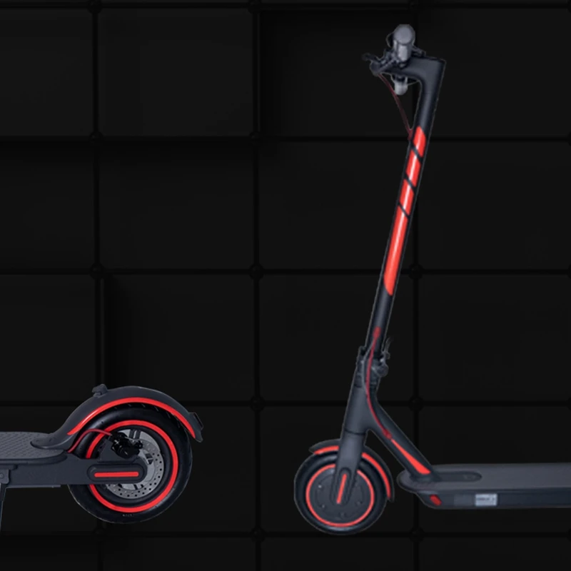 

1 Set Reflective Stickers Scooter Full Set Stickers for Xiaomi Series Kickscooter Foldable Stickers(Yellow)