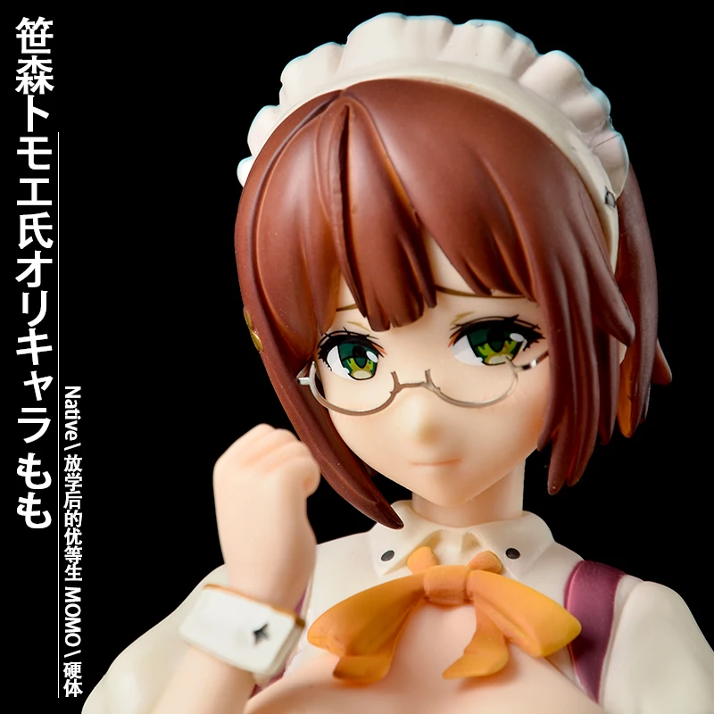 

Оригинальная фигурка исходного персонажа Момо из японского аниме, ПВХ экшн-фигурка, модель соблазнительной девушки, кукла в подарок