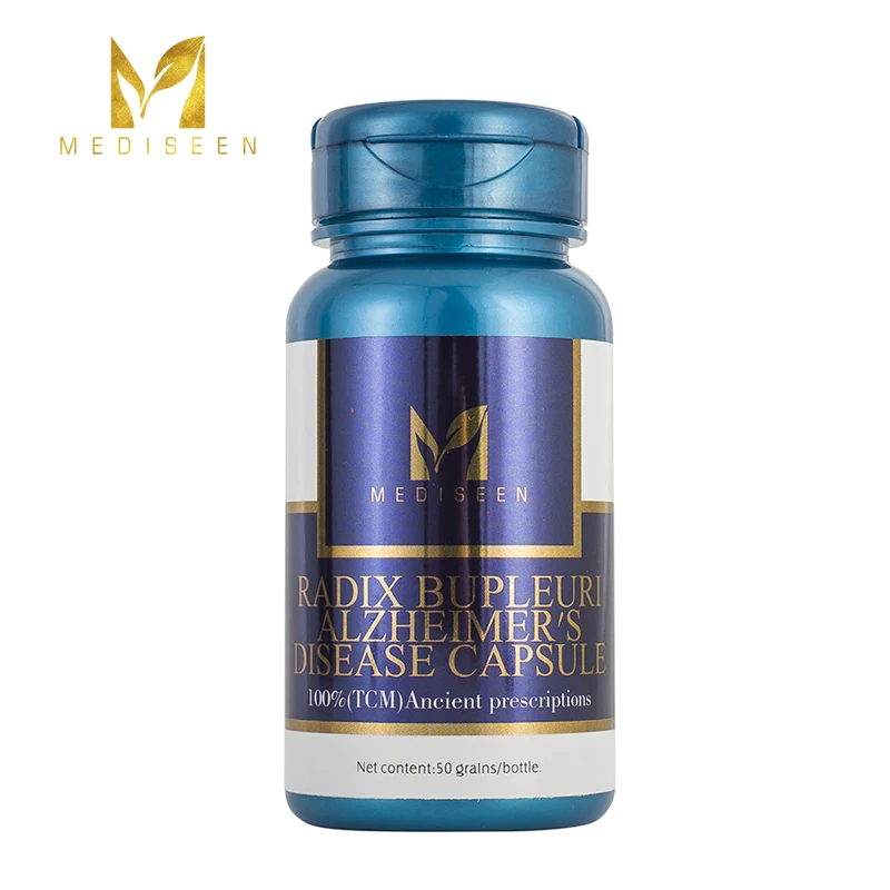 

Mediseen Radix Bupleuri Alzheimer's disease capsule, Cure Multiple infarct dementia,Cure Incontinence and Cerebral atrophy 50pcs