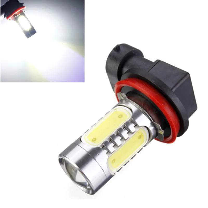 1 шт. супер яркий белый H8 светодиодный светильник COB лампа автомобильная фара для