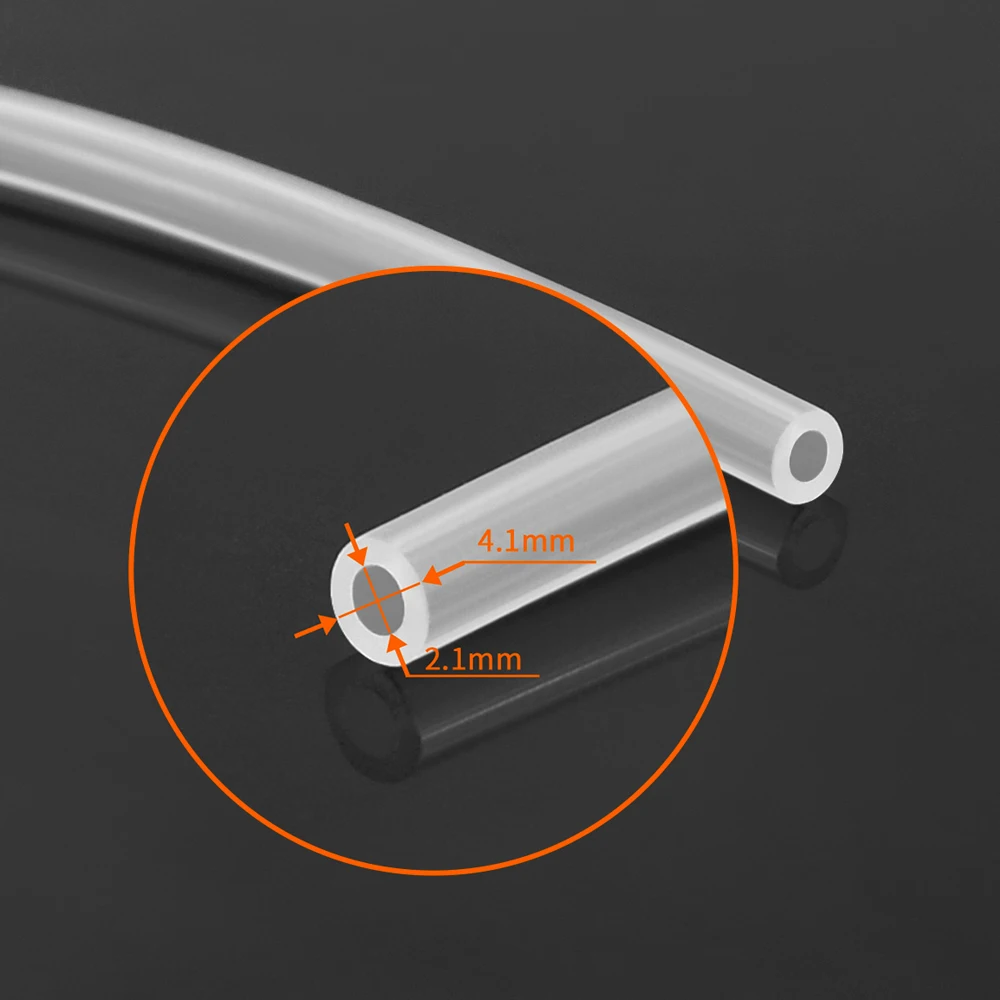 1 м ПТФЭ трубка Teflonto TL-Фидер hotend Rostock Bowden экструдер 75 мм Филамент ID 2 OD 4