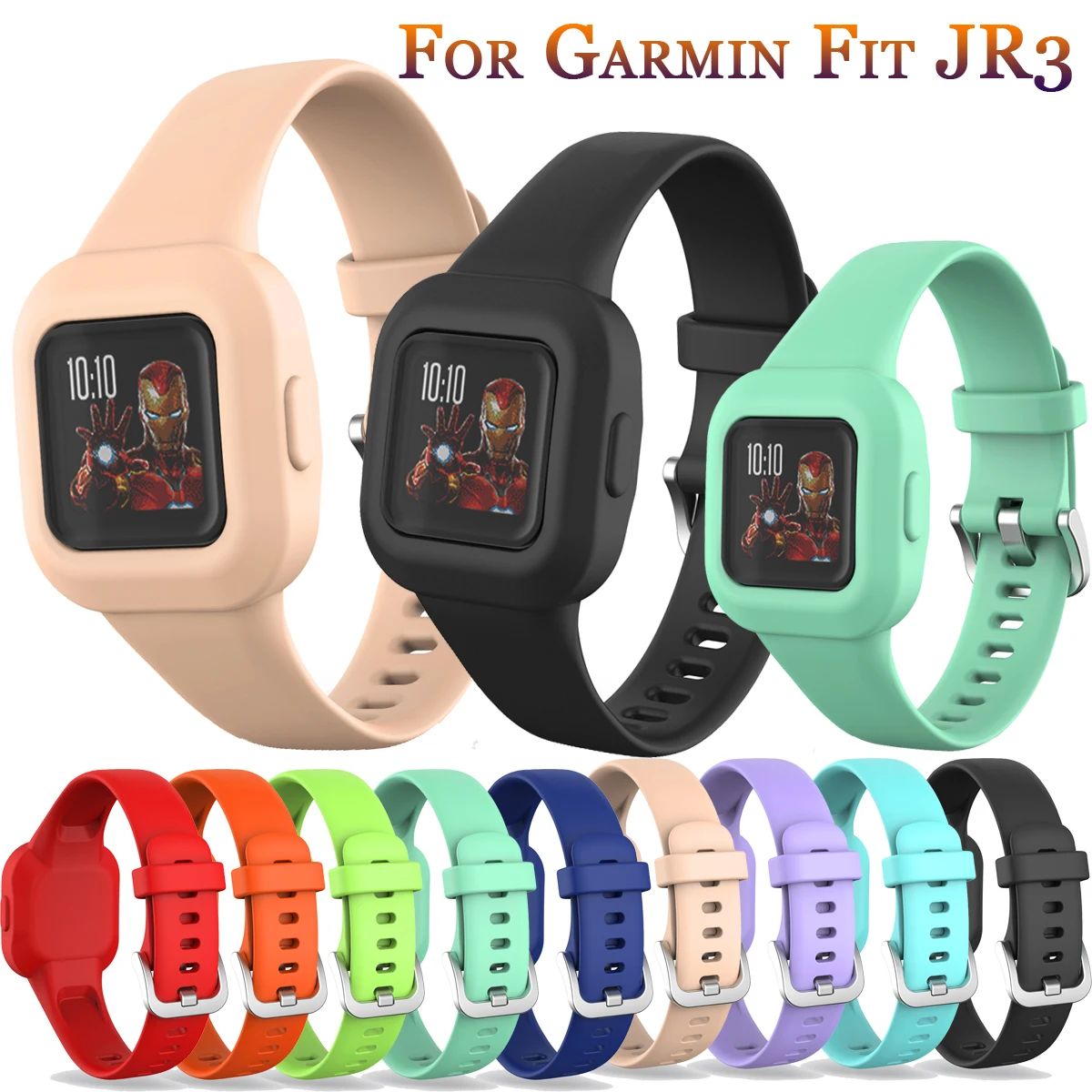 Новый Силиконовый ремешок для Garmin Fit JR3 смарт браслет женщин и мужчин наручных