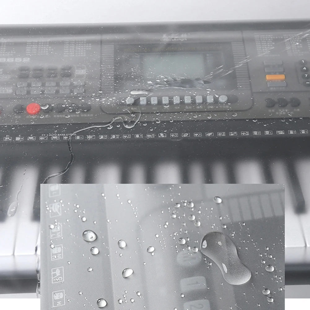 

Home Anti Dirt Stretchable Music Instrument Accessories Keyboard Machine Dust Proof Full Electronic Piano Cover PEVA Protective