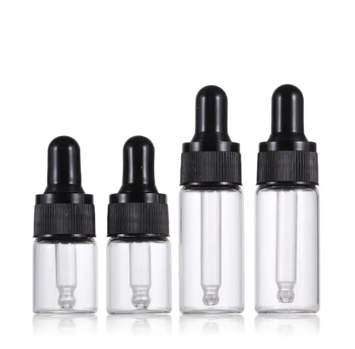 

500pcs 10ml Clear Glass Eye Dropper Bottle Send In Multiple Packages SN1469