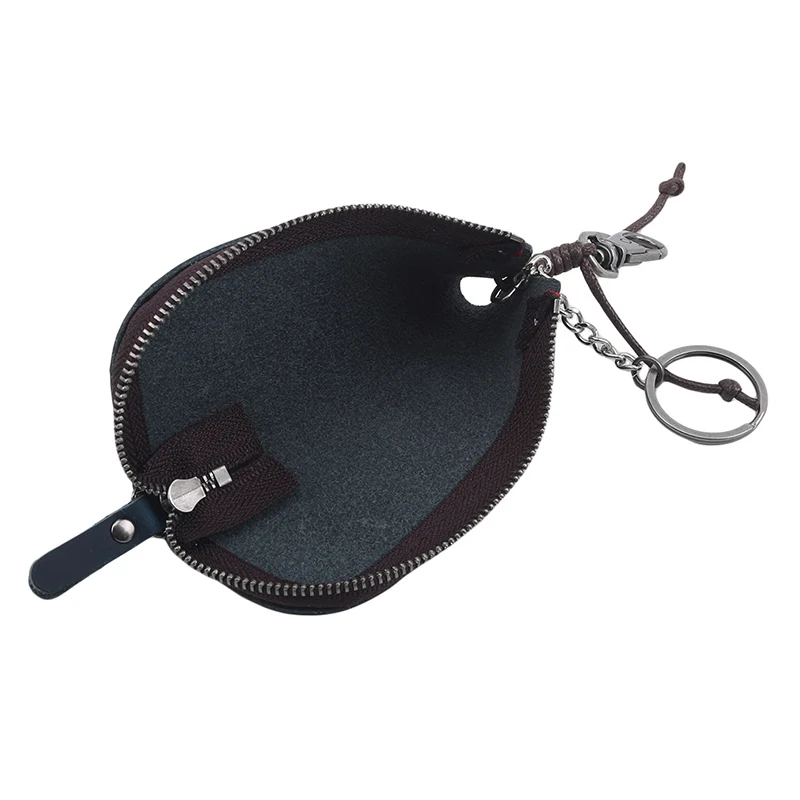 

Genuine Leather Key Wallet Pouch Business Men Door Car Key Case Bag Holder Male Keychain Key Organizer Housekeeper