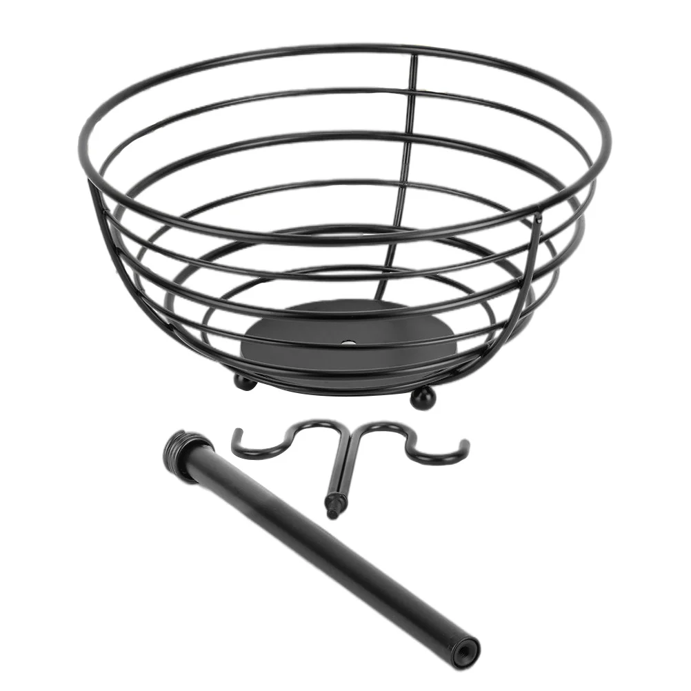 

1 шт. Железный контейнер для фруктов, держатель для закусок, съемная корзинка, вешалка для банана