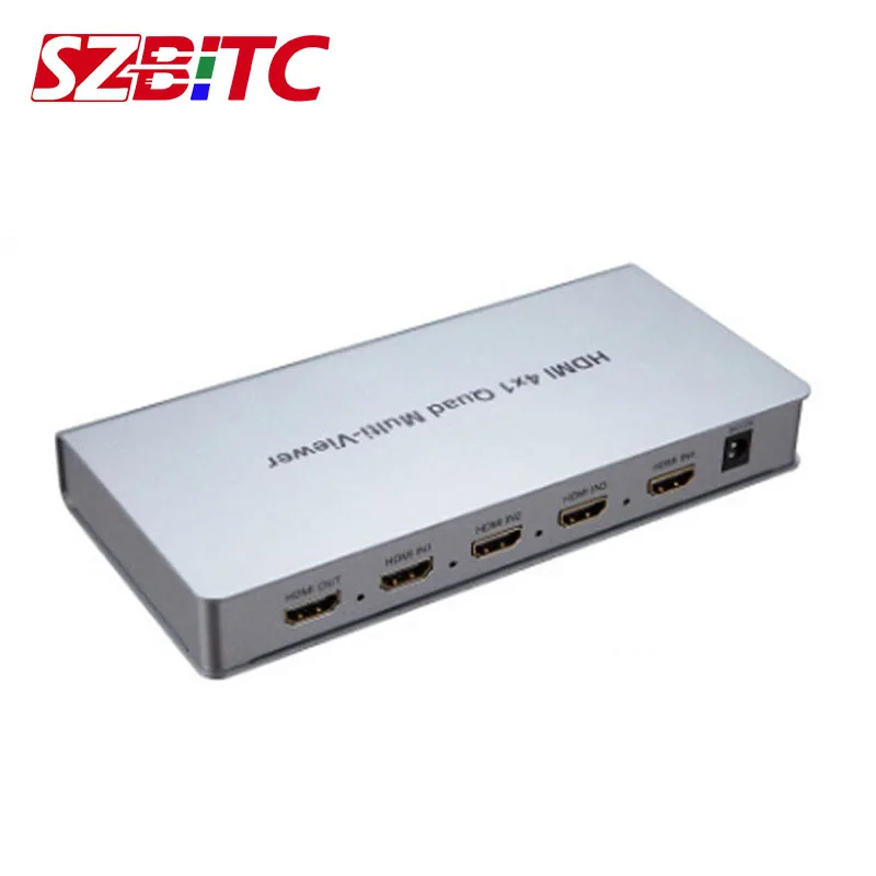 SZBITC HDMI 4x1 Многофункциональный видеопереключатель 4 в 1 выход экран бесшовное
