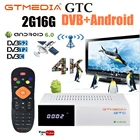 ТВ-приставка GTMedia GTC smart Android + декодер DVB S2TSC Combo Amlogic S905D H.265 2,4G wifi Поддержка M3U IKS GT Meida телеприставка