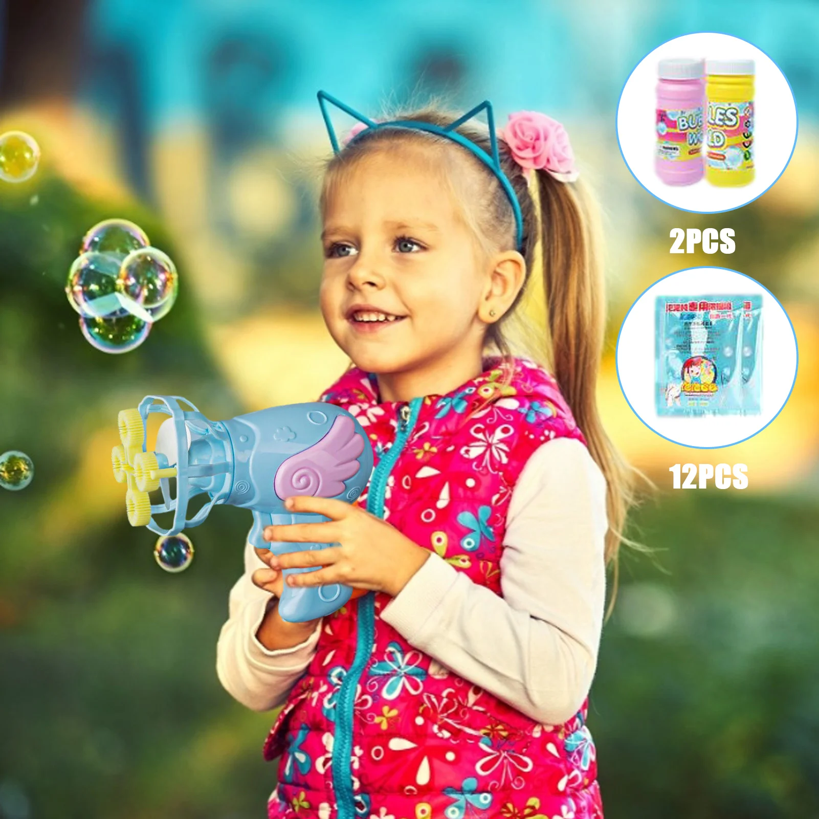 Пузырь игрушка стрелялка Автоматическая мыльных пузырей Детские дующий