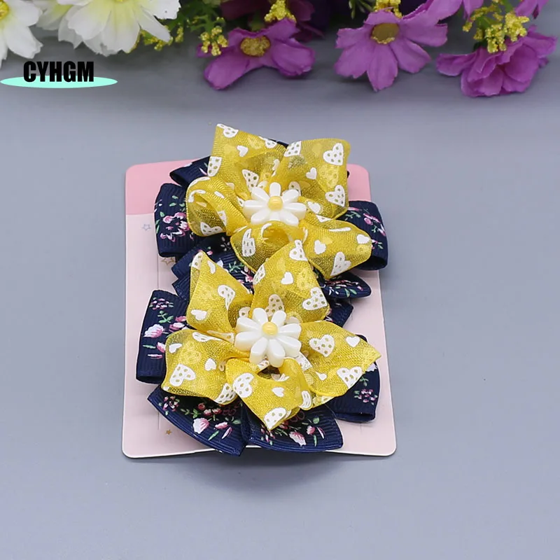 Новые модные милые резинки для волос набор заколок кавайная эластичная резинка