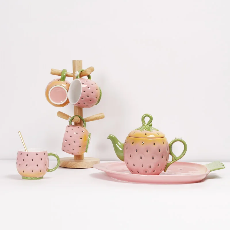 Набор керамических кофейных чашек фарфоровая креативная чайная чашка