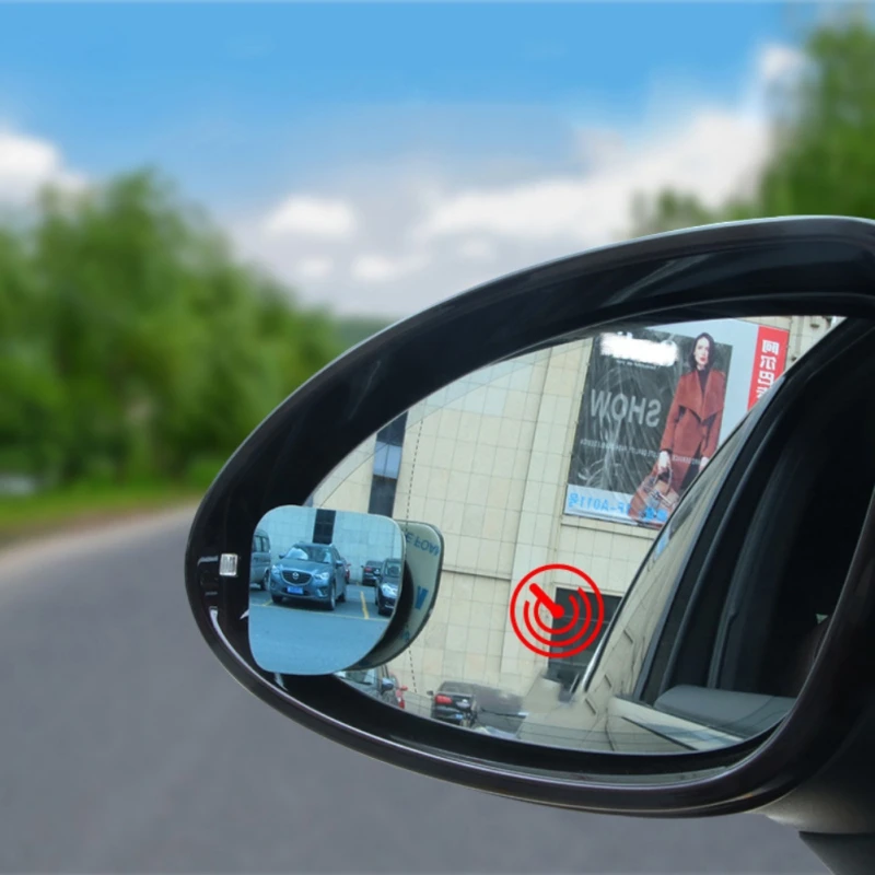 360 Rotating Adjustable Fixable Convex Blind Spot Mirror Clear Car Rear View Parking Auto Motorcycle | Автомобили и мотоциклы