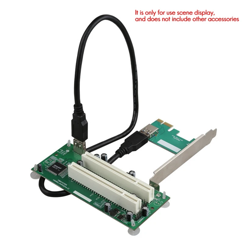 Pcie к двойному Pci слоту Расширенная карта Поддержка звуковой карты захвата