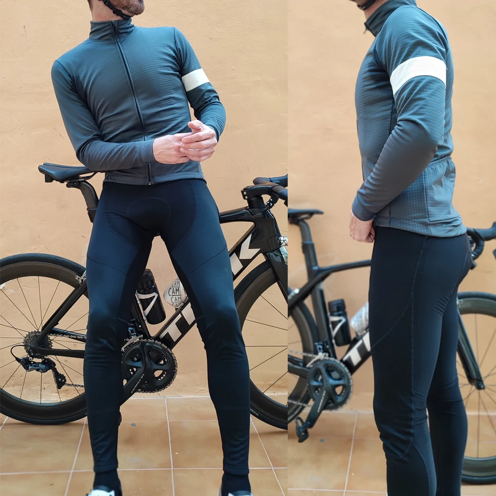 Pаспродажа Зимние комплекты одежды для велоспорта Ykywbike, комплект велосипедной одежды из джерси и ветровка с защитой от атмосферных воздействий, тепло...