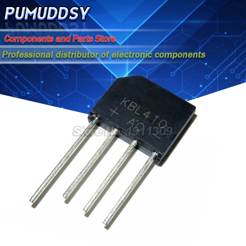 5 шт. KBL410 KBL 410 4A ZIP4 1000V однофазный диодный мост выпрямитель новый и IC|Интегральные
