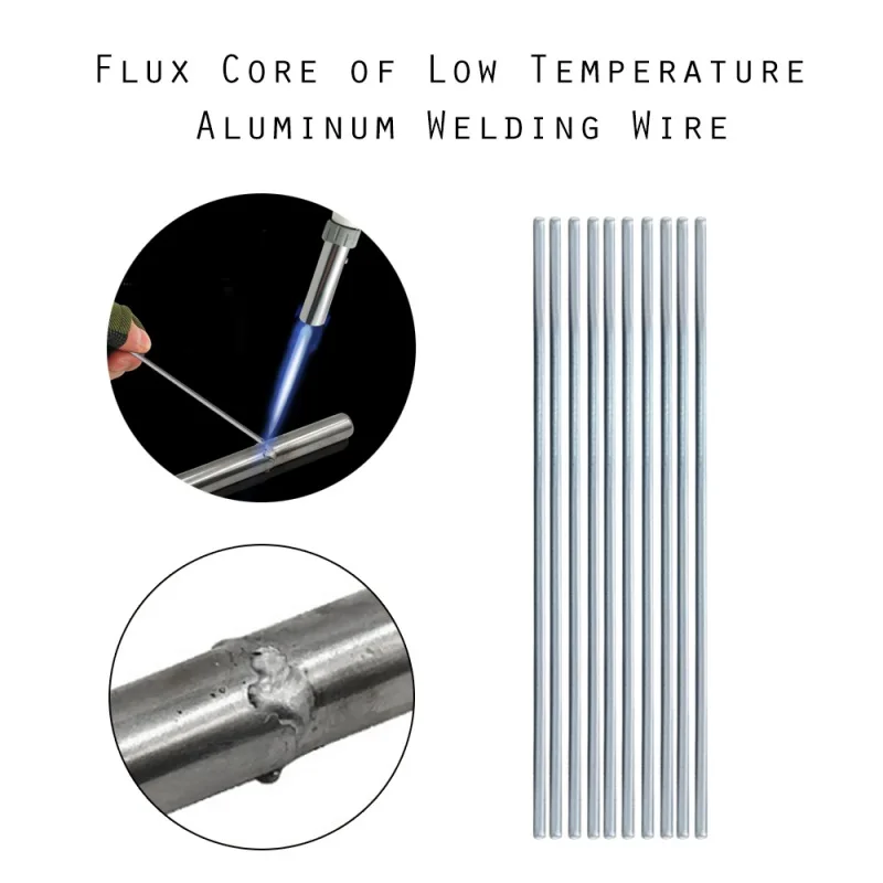 

10/20/50Pcs Lots Low Temperature Aluminum Welding Wire Rods 500mm x 2mm No Need Soldr Powder