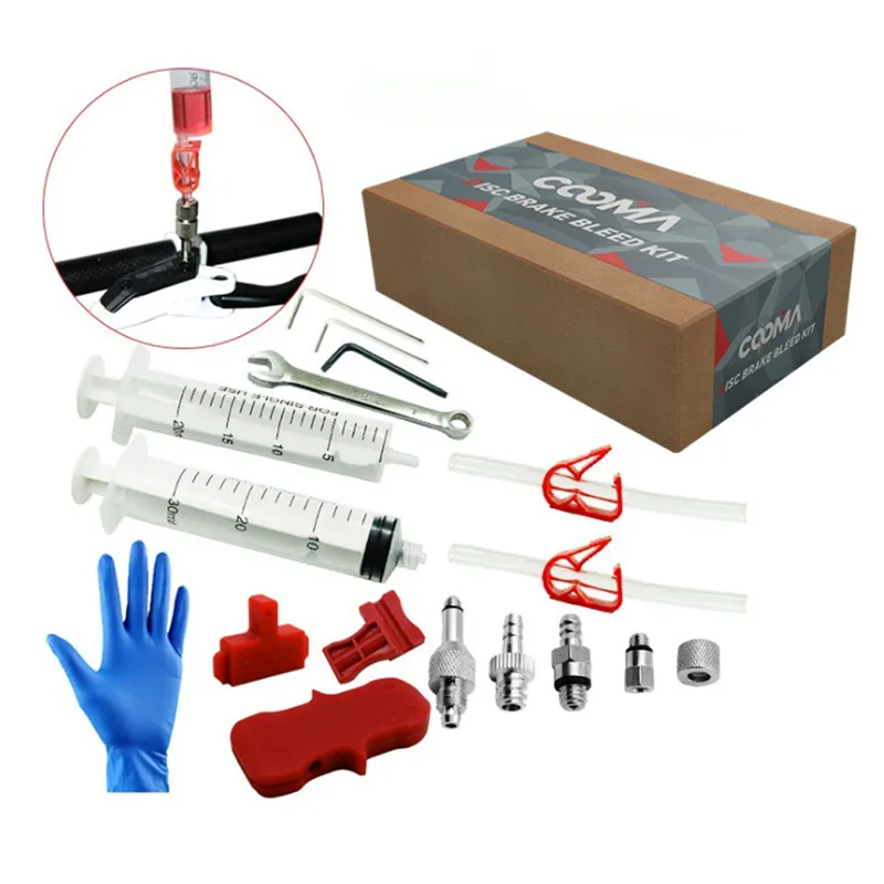 Минеральное масло набор инструментов для продувки велосипеда гидравлические