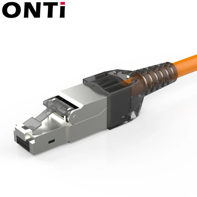 Разъем ONTi 23/24AWG разъем концевой экранированный RJ45 Cat8 / Cat 7/Cat6A Cat7 Модульные