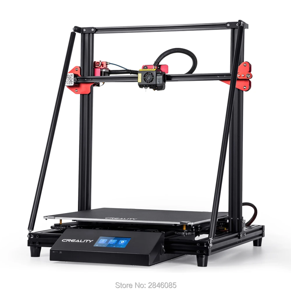 CREALITY 3d принтер CR-10 Макс большой размер, поддержка стержня, двойной PSU& Y оси ремень, сломанной нити обнаружения, BL Сенсорный датчик и сенсорный ЖК-дисплей - Цвет: CR-10 Max