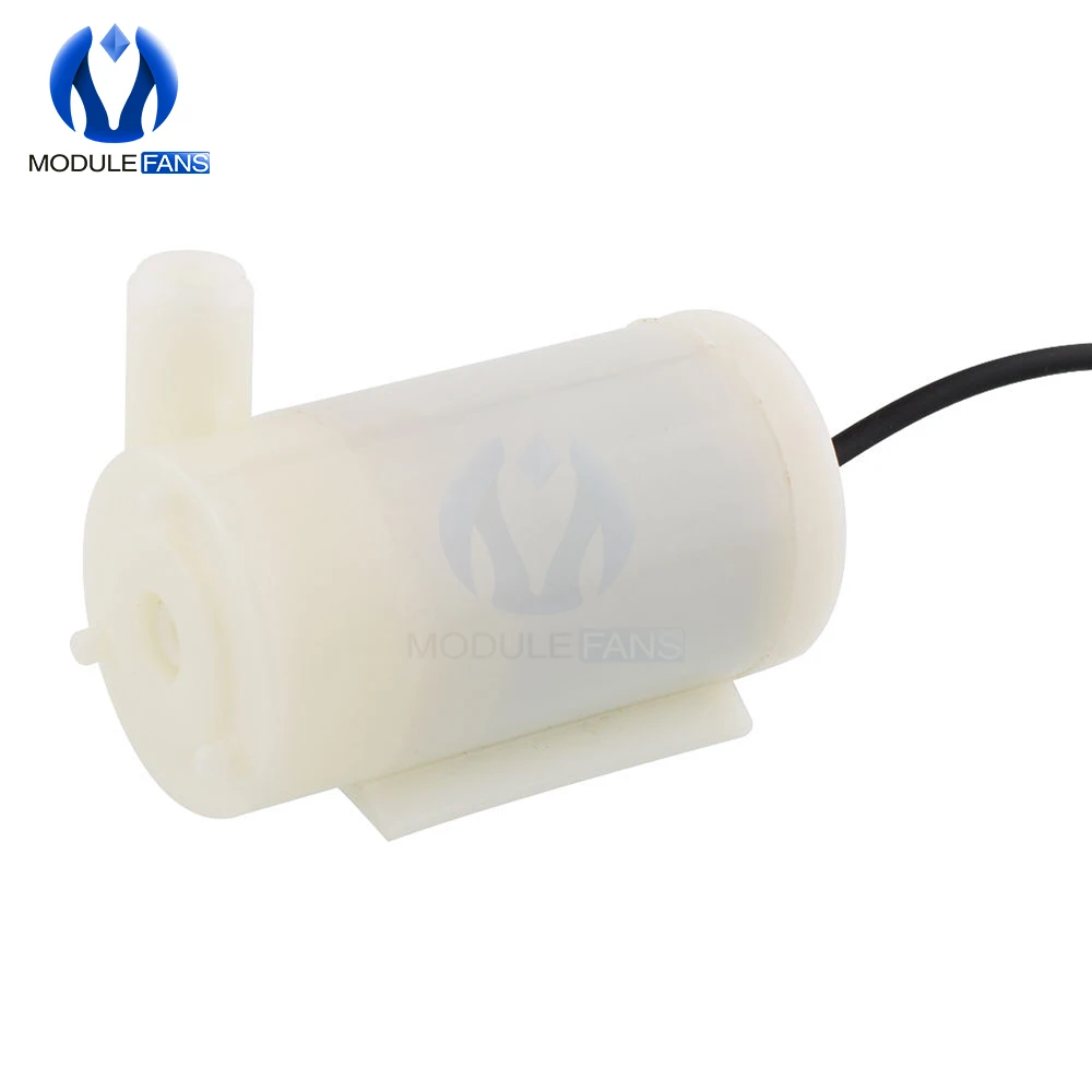 Мини DC 3v 6v микро погружной водяной насос низкого Шум моторный 120L/ч 1 м Micro