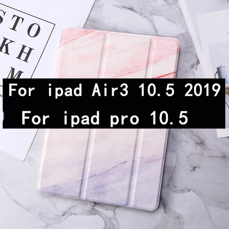 Для iPad 9,7 чехол ТПУ Мрамор из кожи с натуральным лицевым покрытием смарт-крышка для iPad 5/6 Air 2 Mini 1/2/3, iPad 2/3/4 Pro 10,5 мини 4/5 чехол - Цвет: pink