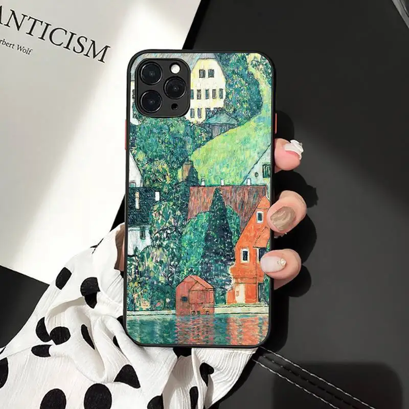 

Gustav Klimt Art Painting Phone Case For iPhone 8 7 6 6S Plus 5 5S SE 2020 12pro max XR X XS MAX 11 Fundas Capa
