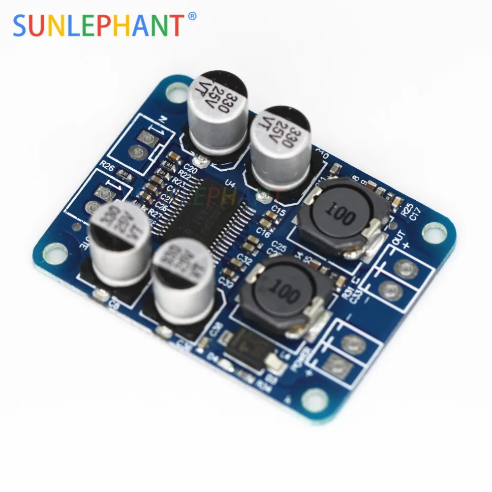 

1pcs TPA3118 PBTL mono digital amplifier board 1X60W 12V 24V POWER AMP