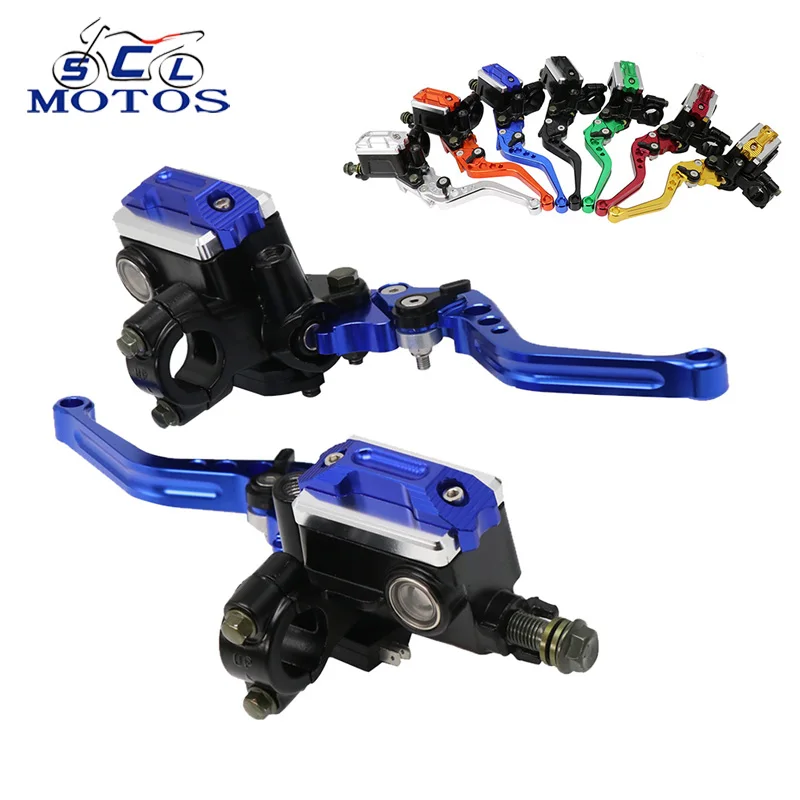

Sclmotos-7/8" CNC Motorcycle Brake Clutch Pump Lever Hydraulic Master Cylinder Handle Lever Universal For Honda For Yamaha Z900