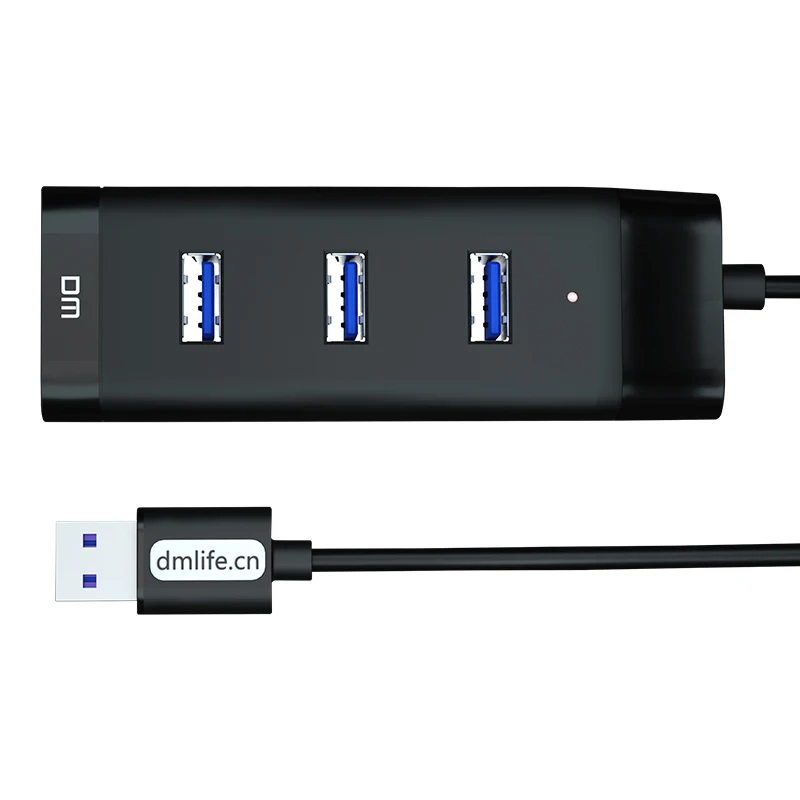 Высокоскоростной 4 порта USB 3 0 CHB007 портативный компактный концентратор адаптер